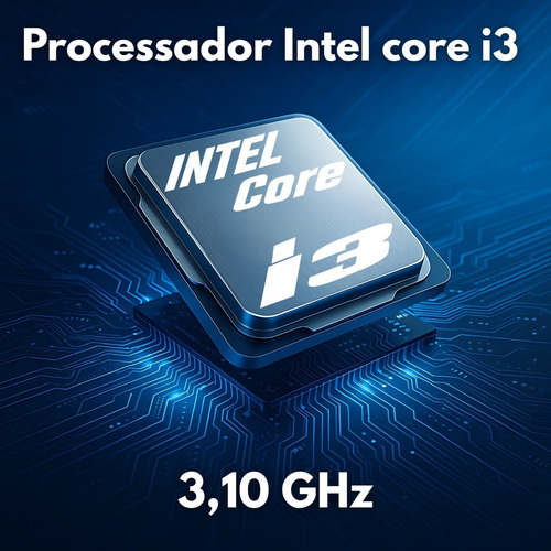 Pc Completo Intel I3 4gb Ssd 120gb Monitor 15 E Fone Headset