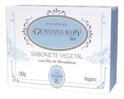 Sabonete Em Barra Vegetal Blue Giovanna Baby 90g