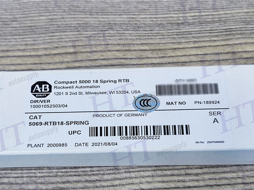 Allen-bradley 5069-rtb18-spring /a Compact 5000 18 Sprin Qqf