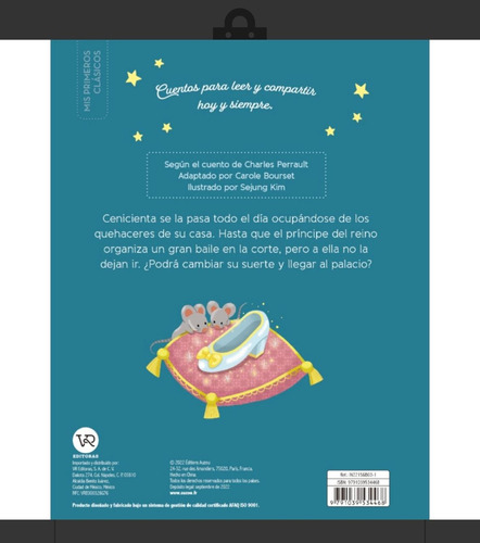 Mis Primeros Clásicos - Cenicienta - Sejung Kim - Auzou