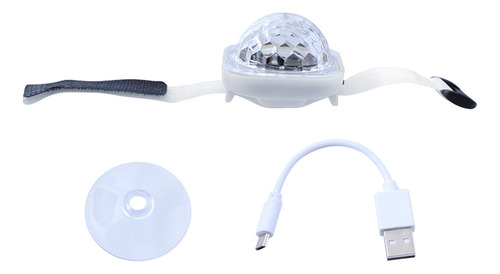 Mini Dance Light Atmosphere Disco Led Decoración Usb Blanco