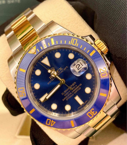 Rolex Submariner Aço E Ouro , Blue Dial , Ano 2019 Completo!