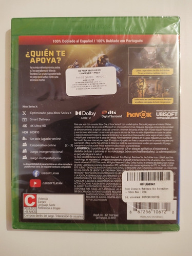 Rainbow Six Extraction Xbox Series X Xbox One Nuevo Fisico