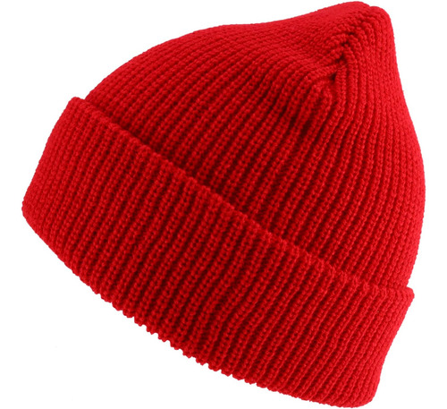 Gorro Trendy Shop De Gran Tamaño, Liso, Con Puños De Punto A