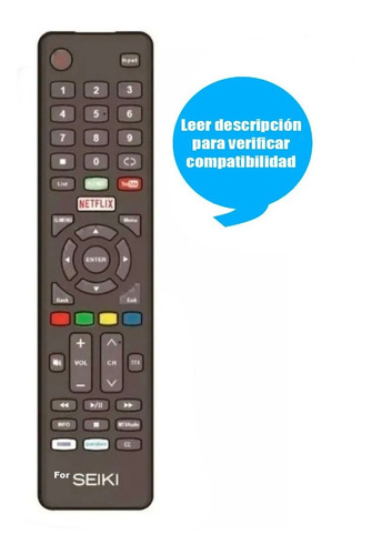 Control Remoto Smart Tv Seiki