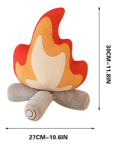 Muñeca De Peluche Funny Toys, Suave Simulación, Hoguera, Pel