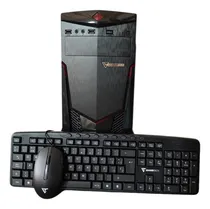 Comprar Case Gabinete Pc Atx Fuente 600w + Teclado Mouse Leadertech