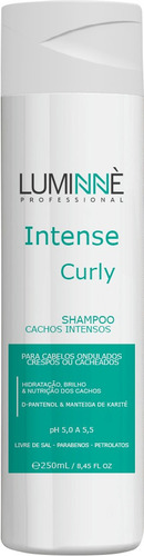 Shampoo Intense Curly 250ml - Luminnè Professional