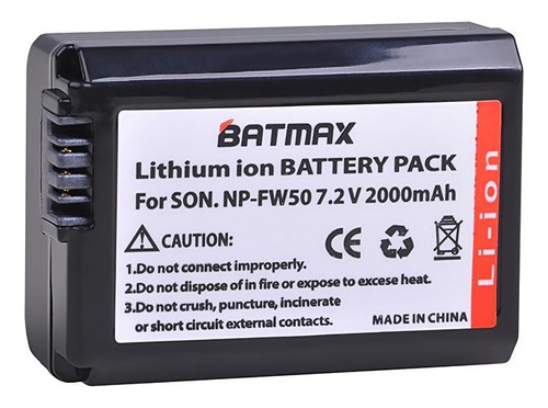 Bat.eria Para Sony Np-fw50 A6500 A6300 A6000 A5000 A3000