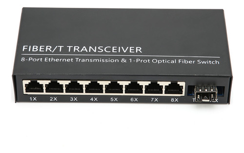 Conmutador Gigabit 1, Fibra, 8 Puertos, Ethernet Monomodo Du