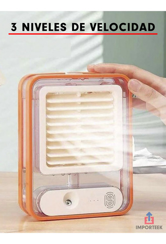 20pz Ventilador Humidificador Lampara Led Escritorio Recarga