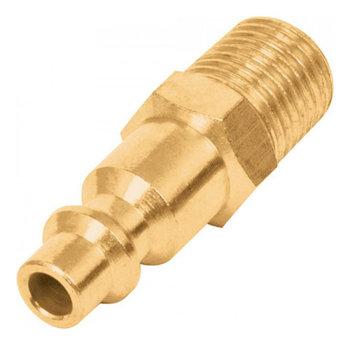 Conector Rápido Latón Npt 1/4 Macho Truper 19083