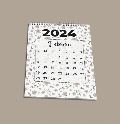 Kit Imprimible Diseños Calendarios Almanaques 2024 P16