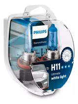 Comprar Lampara Halogena 12v 55w H11 Diamond Vision Philips