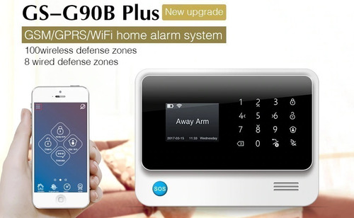 Kit Alarma Domiciliaria Inalambrica Wifi Ip Gsm Cuotas