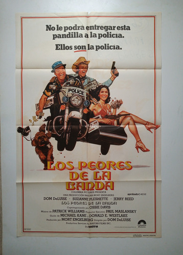 Afiche Cine Los Peores De La Banda Dom Deluise Comedia