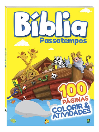Livro De Colorir Infantil Bíblia Passatempos - Todo Livro