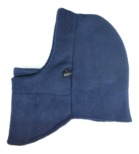 Imagen 2 de 2 de Mascara Termica Balaclava Frio Bufanda Moto Azul Marino Envi