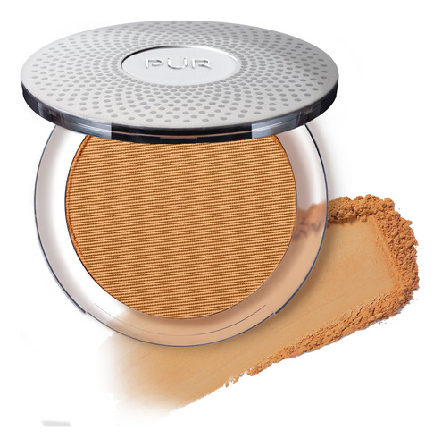 Polvo Compacto  Pür Beauty Maquillaje Mineral Prensado 4 En