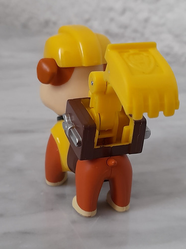 Figura Paw Patrol Rubble Con Pala Spin Master (Usado)