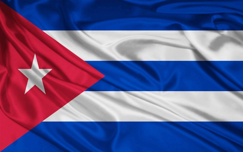 Bandera Cuba 1,50mt X90cm