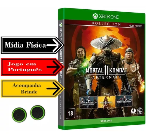 Mortal Kombat 11 Aftermath Kollection Mídia Física XBOX ONE - www
