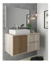 Comprar Juego De Baño - Mueble Aereo - Cajones Puerta Bacha Espejo 