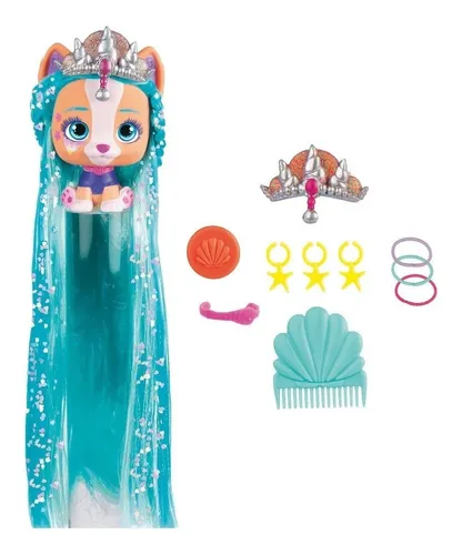 Muñeca Vip Pets Serie 2 Glitter Twist Verde Original!