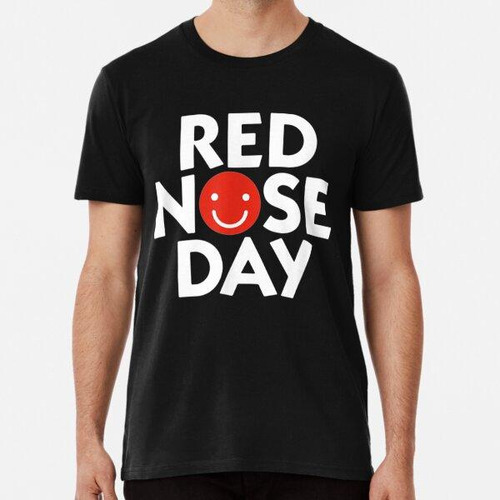 Remera Red Day Smiley Funny Nose T-shirt Algodon Premium