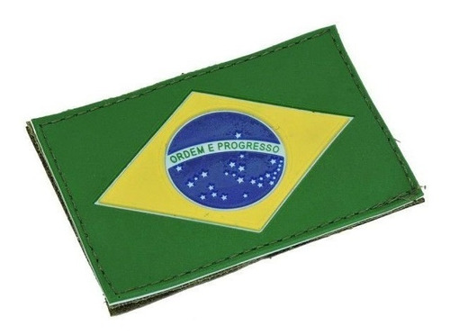 Imagem 1 de 2 de Bandeira Do Brasil Emborrachada - Bélica