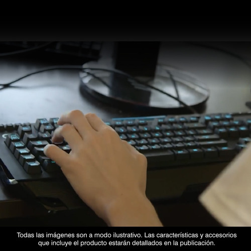 Imagen 4 de 7 de Teclado Logitech G213 Prodigy Gaming Esp Retroiluminación Pc