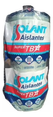 Isolant Espuma Aislante Super Tba 15mm Aluminio 1,20x15 Mts