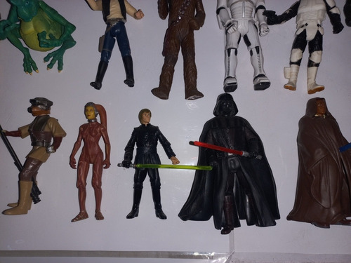 Figuras Star Wars Kenner Hasbro Luke Vader Windu Snowtrooper (Usado)