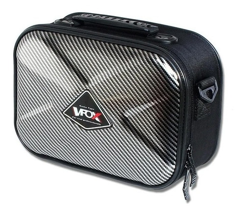 Bolsa Maleta Pesca Multiuso V-fox Vc-544 Porta Carretilha P Cor Preto