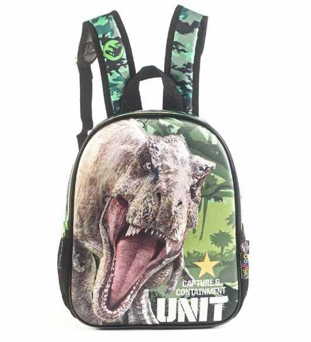 Imagen 3 de 5 de Mochila Jurassic World 16 Wabro 3despalda Duendesyprincesas