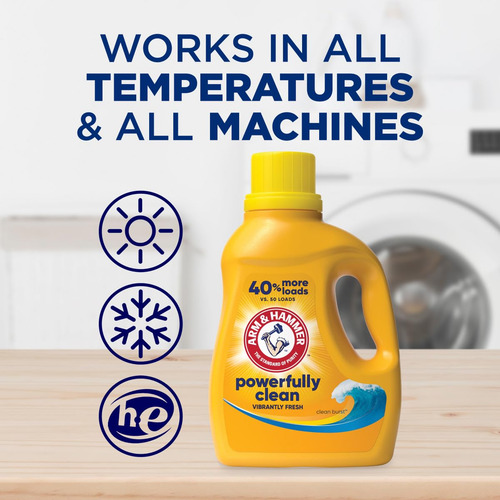 Detergente Líquido Arm & Hammer Clean Burst, 105 Cargas, 105