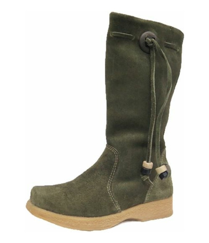 Bota De Gamuza Con Flecos Alta - 27-36 Nena Infantil Child