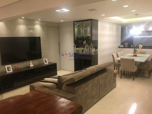 Imagem 1 de 15 de Maravilhoso Apt, Repleto Armários, 3 Dormit, Suite, 2 Vagas,varanda C/churrasqueira. - Mr79413