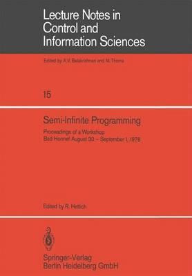 Libro Semi-infinite Programming - R. Hettich
