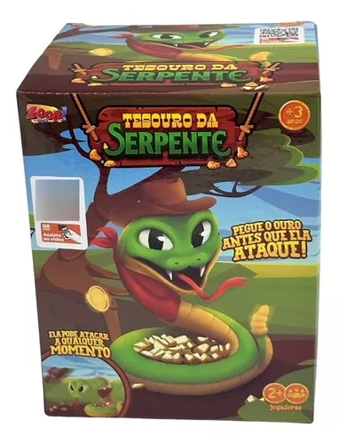 Jogo Tesouro Da Serpente Cobrinha - Pegue O Ouro - Zoop - Zoop