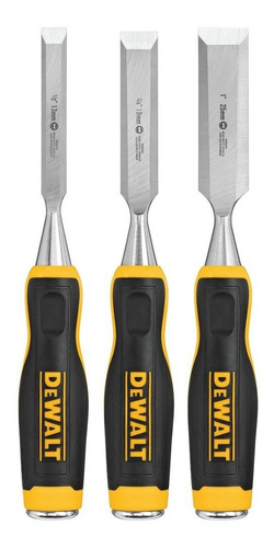 Juego De Formones Dewalt Madera Carpintero Dwht16862 3piezas