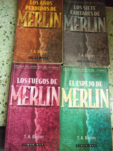 Saga Del Joven Merlin 4 Tomos T A. Barron Fantasia Timun Mas