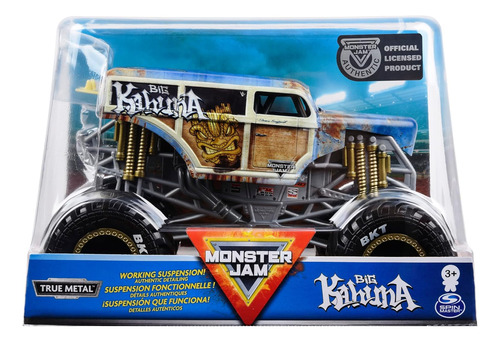 Monster Monster Jam True Metal 1:24 Big Kahuna V2
