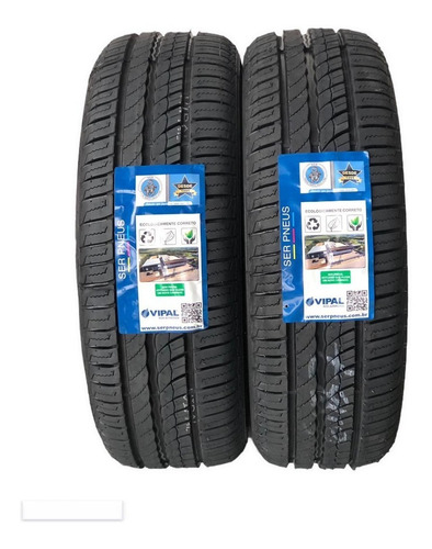 Imagem 2 de 4 de Kit 2 Pneus Remold 195/55r15 Ser Pneus + Bico !!