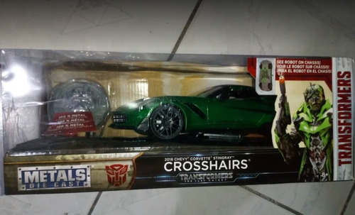 Transformers Metal Die Cast Crosshairs Caja Golpeada