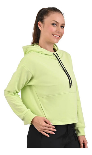 Sudadera Deportiva Corta Para Mujer Hoodie - Everlast