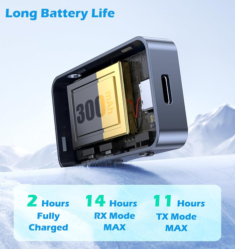 Receptor Bluetooth 5.4 Aux 3.5 Auto Coche Manos Libres