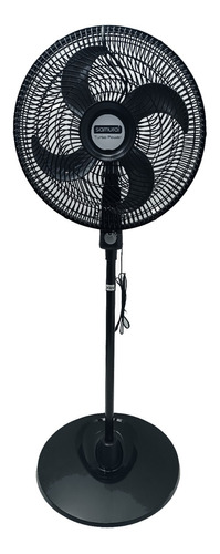 Ventilador Pedestal Turbo Power Negro Samurai C. 8166 Xavi