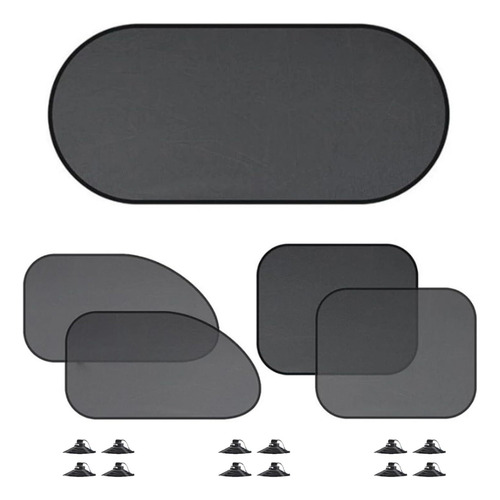 4 Lateral Ventana Cubre Sol Automotiv Cortains Parasol Coche