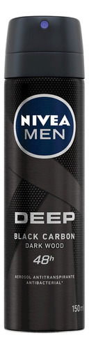 Desodorante antibacterial Nivea Men deep spray 150ml